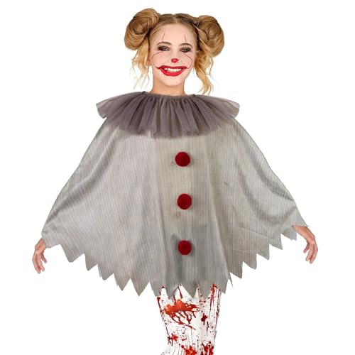 WIDMANN "HORROR CLOWN" (poncho) - (One Size Fits Most Children) WIDMANN "HORROR CLOWN" (poncho) - (One Size Fits Most Children) von WIDMANN MILANO PARTY FASHION