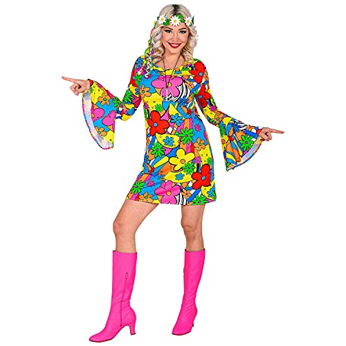 Widmann 48761 - Erwachsenenkostüm The 70s groovy Style, Blumenkleid, Flower Power, Hippie, 70er Jahre, Mottoparty, Karneval Widmann 48761 - Erwachsenenkostüm The 70s groovy Style, Blumenkleid, Flower Power, Hippie, 70er Jahre, Mottoparty, Karneval von WIDMANN