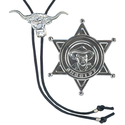 Widmann SA-5018C Cowboy Set, Kette und Stern,Silber,Einheitsgröße von WIDMANN MILANO PARTY FASHION