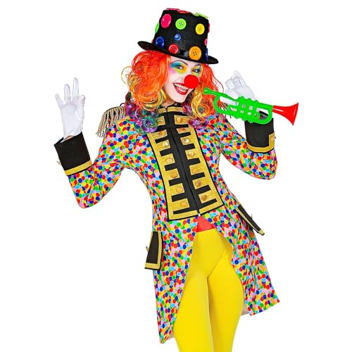 W WIDMANN MILANO Party Fashion - Kostüm Parade Frack, Regenbogen, CSD, Zirkusdirektorin, Gardeuniform, Clown, Showgirl, Faschingskostüm W WIDMANN MILANO Party Fashion - Kostüm Parade Frack, Regenbogen, CSD, Zirkusdirektorin, Gardeuniform, Clown, Showgirl, Faschingskostüm von W WIDMANN MILANO Party Fashion