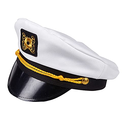 Widmann 51955 - Hut Kapitän, Mütze Captain, Matrose, Marine, Seemann, Mottoparty, Karneval von WIDMANN