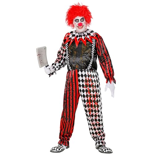 "HORROR CLOWN" (jumpsuit, collar) - (XXL) von WIDMANN