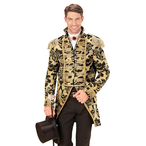 Widmann - Kostüm Frack Jacquard Parade, Gold, Mottoparty, Karneval von W WIDMANN MILANO Party Fashion