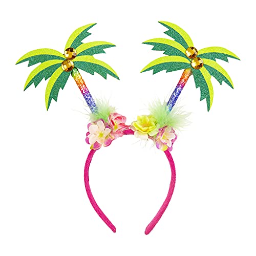 Widmann 68591 - Haarreif mit Palmen für Erwachsene, Beach, Strand, Hawaii, tropisch, Mottoparty, Karneval von WIDMANN