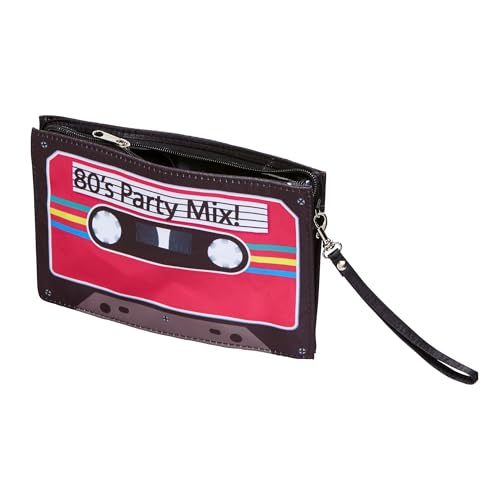 W WIDMANN MILANO Party Fashion 68592 - Handtasche Kassette, 80er Jahre, Kostüm, Accessoire, Kostümzubehör, Karneval, Mottoparty von W WIDMANN MILANO Party Fashion