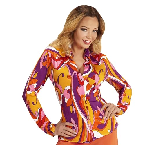 "70s LADY SHIRT" orchid - (L/XL) von WIDMANN