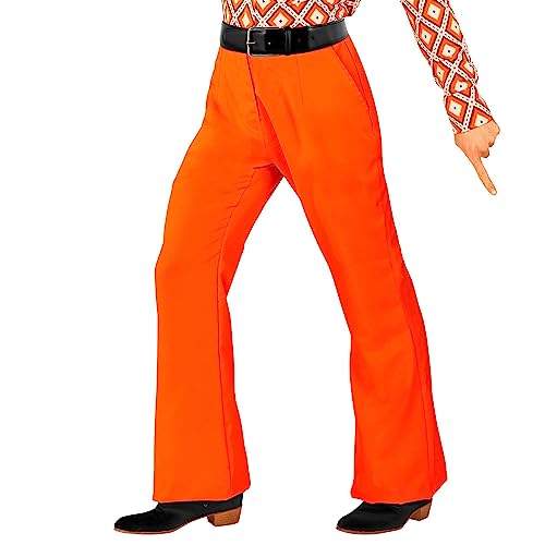"70s MAN PANTS" orange - (XXL) von WIDMANN