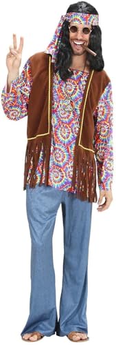 widmann 75401 Costume UOMO HIPPIE PSICHEDELICO S von WIDMANN