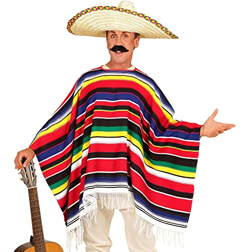 W WIDMANN MILANO Party Fashion 75722 - Authentischer mexikanischer Poncho, Kostümzubehör, Accessoire, Überwurf, Mexikaner, Karneval, Mottoparty W WIDMANN MILANO Party Fashion 75722 - Authentischer mexikanischer Poncho, Kostümzubehör, Accessoire, Überwurf, Mexikaner, Karneval, Mottoparty von W WIDMANN MILANO Party Fashion