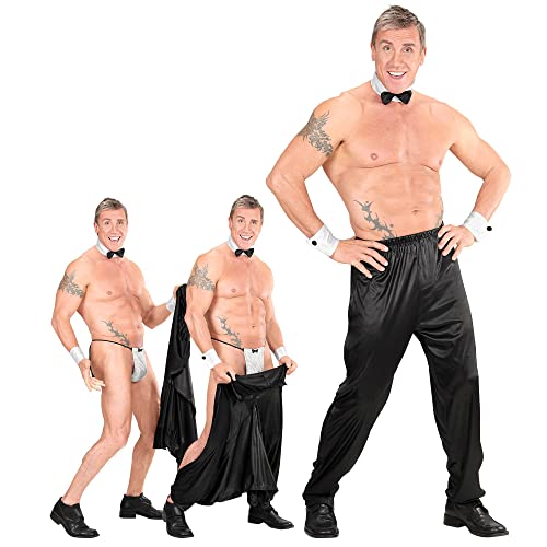 Widmann - Stripperhose mit Klettverschluss, schwarz, JGA, Tanzshow, Faschingskostüme von WIDMANN MILANO PARTY FASHION