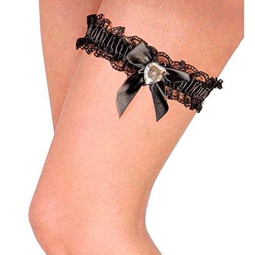 W WIDMANN MILANO Party Fashion - Strumpfband, mit Schleife und Herz, Accessoire, Karneval, Mottoparty W WIDMANN MILANO Party Fashion - Strumpfband, mit Schleife und Herz, Accessoire, Karneval, Mottoparty von W WIDMANN MILANO Party Fashion