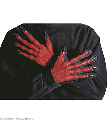 W WIDMANN MILANO Party Fashion 8406H - Hexen-Handschuhe 3D, Rot-Schwarz, Halloween, Karneval, Mottoparty W WIDMANN MILANO Party Fashion 8406H - Hexen-Handschuhe 3D, Rot-Schwarz, Halloween, Karneval, Mottoparty von W WIDMANN MILANO Party Fashion