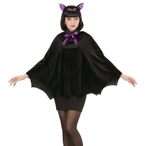 W WIDMANN MILANO Party Fashion 96893 - Kostüm Fledermaus, Poncho, Ohren, Verkleidungsset, Kostümzubehör, Halloween, Karneval, Mottoparty W WIDMANN MILANO Party Fashion 96893 - Kostüm Fledermaus, Poncho, Ohren, Verkleidungsset, Kostümzubehör, Halloween, Karneval, Mottoparty von W WIDMANN MILANO Party Fashion