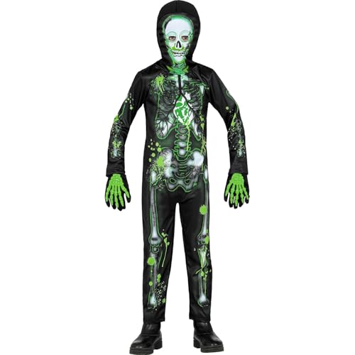 W WIDMANN MILANO Party Fashion - Kinderkostüm Toxic Skelett, Kostüm für Halloween, Faschingskostüme Kinder, Overall W WIDMANN MILANO Party Fashion - Kinderkostüm Toxic Skelett, Kostüm für Halloween, Faschingskostüme Kinder, Overall von WIDMANN MILANO PARTY FASHION