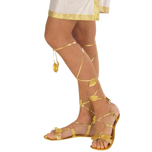 W WIDMANN MILANO Party Fashion 1830G - Sandalen, Gold, Kostümzubehör, Accessoire, Schuhe, Griechin, Römer, Antik, Karneval, Mottoparty W WIDMANN MILANO Party Fashion 1830G - Sandalen, Gold, Kostümzubehör, Accessoire, Schuhe, Griechin, Römer, Antik, Karneval, Mottoparty von W WIDMANN MILANO Party Fashion