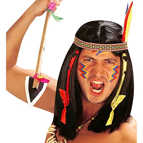 W WIDMANN MILANO Party Fashion B6141 - Perücke Indianer, schwarz, Kunsthaar, Comanche, wilder Westen W WIDMANN MILANO Party Fashion B6141 - Perücke Indianer, schwarz, Kunsthaar, Comanche, wilder Westen von W WIDMANN MILANO Party Fashion