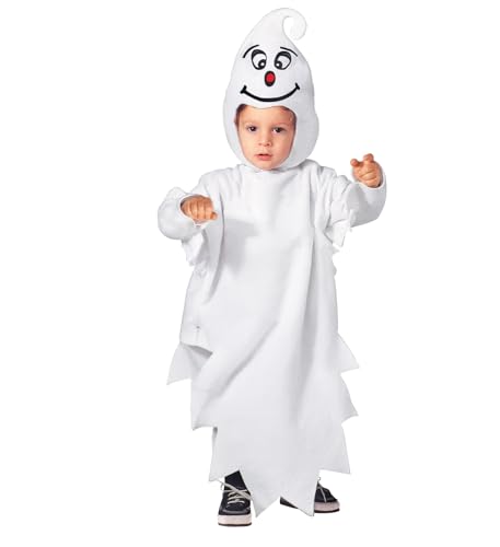 "GHOST" (costume, headpiece with mask) - (104 cm / 2-3 Years) von WIDMANN