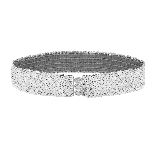 WIDMANN "SILVER SEQUIN BELT" - von W WIDMANN MILANO Party Fashion