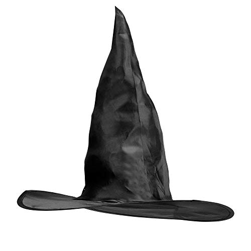 Widmann 2859W - Hexen Hut für Kinder, Schwarz, Zauberer, Magier, Accessoire, Zubehör, Karneval, Halloween, Mottoparty von WIDMANN