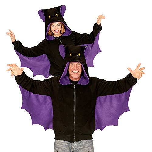 W WIDMANN MILANO Party Fashion - Kostüm Fledermaus, Fleecejacke mit Kapuze, Karneval, Mottoparty W WIDMANN MILANO Party Fashion - Kostüm Fledermaus, Fleecejacke mit Kapuze, Karneval, Mottoparty von W WIDMANN MILANO Party Fashion