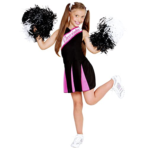 Widmann - Kinderkostüm Cheerleader, Kleid, American Football, High School, Schuluniform, Motto-Party, Karneval von WIDMANN MILANO PARTY FASHION