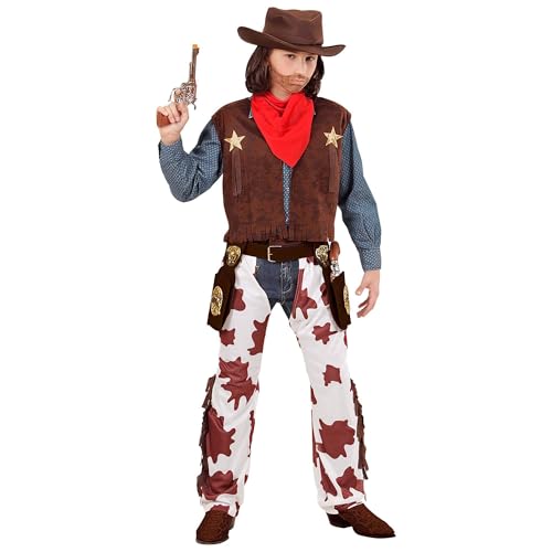 WIDMANN 07277 COSTUME COWBOY LEGGERO 8/10 140CM #0727 von WIDMANN