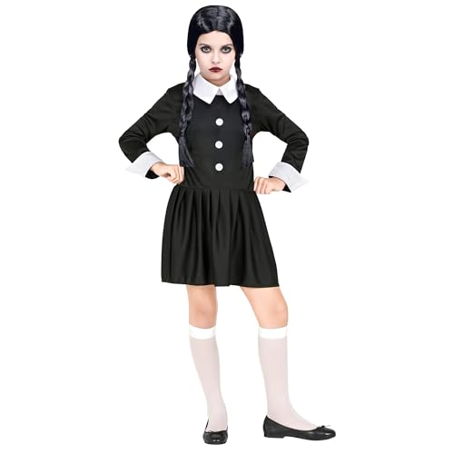W WIDMANN MILANO Party Fashion - Kinderkostüm Dark Girl, Kleid, Gothic, Verkleidung, Karneval, Halloween W WIDMANN MILANO Party Fashion - Kinderkostüm Dark Girl, Kleid, Gothic, Verkleidung, Karneval, Halloween von W WIDMANN MILANO Party Fashion