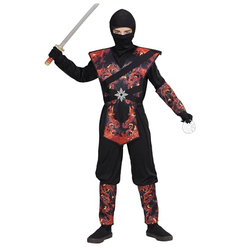 W WIDMANN MILANO Party Fashion - Kinderkostüm Drachenninja in Flammen, japanischer Krieger W WIDMANN MILANO Party Fashion - Kinderkostüm Drachenninja in Flammen, japanischer Krieger von W WIDMANN MILANO Party Fashion