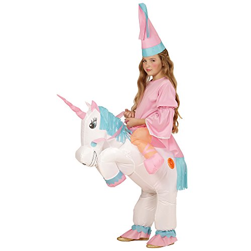 Widmann - Kinderkostüm Einhorn, aufblasbares Kostüm, Karneval, Mottoparty von WIDMANN MILANO PARTY FASHION