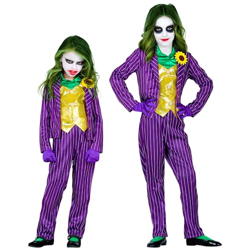 W WIDMANN MILANO Party Fashion - Kinderkostüm Evil Clown, Joker, Psycho, Killer, Halloween W WIDMANN MILANO Party Fashion - Kinderkostüm Evil Clown, Joker, Psycho, Killer, Halloween von W WIDMANN MILANO Party Fashion