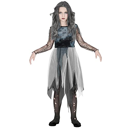 W WIDMANN MILANO Party Fashion - Kinderkostüm Geist, Kleid mit Tüllrock, Gespenst, Halloween von W WIDMANN MILANO Party Fashion
