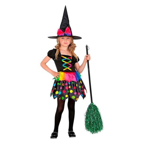 Widmann - Kinderkostüm Hexe, Kleid, Hexenhut, Märchen, Faschingskostüm, Karneval, Halloween von WIDMANN MILANO PARTY FASHION