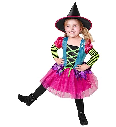W WIDMANN MILANO Party Fashion - Kinderkostüm Hexe, Kleid, Hut, Magierin, Halloween W WIDMANN MILANO Party Fashion - Kinderkostüm Hexe, Kleid, Hut, Magierin, Halloween von W WIDMANN MILANO Party Fashion