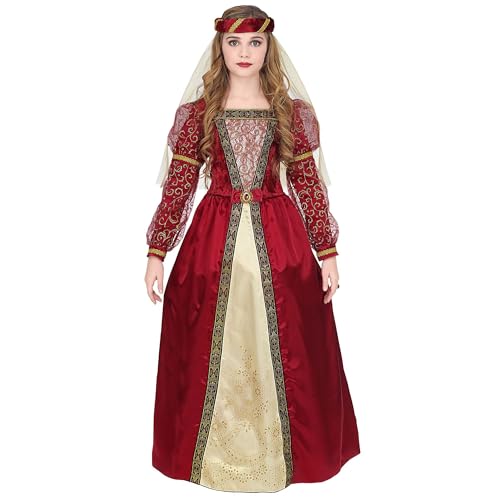 W WIDMANN MILANO Party Fashion - Kinderkostüm Mittelalter Prinzessin, Kleid mit Unterrock & Reifrock, Kopfschmuck mit Schleier, Karneval, Mottoparty W WIDMANN MILANO Party Fashion - Kinderkostüm Mittelalter Prinzessin, Kleid mit Unterrock & Reifrock, Kopfschmuck mit Schleier, Karneval, Mottoparty von W WIDMANN MILANO Party Fashion