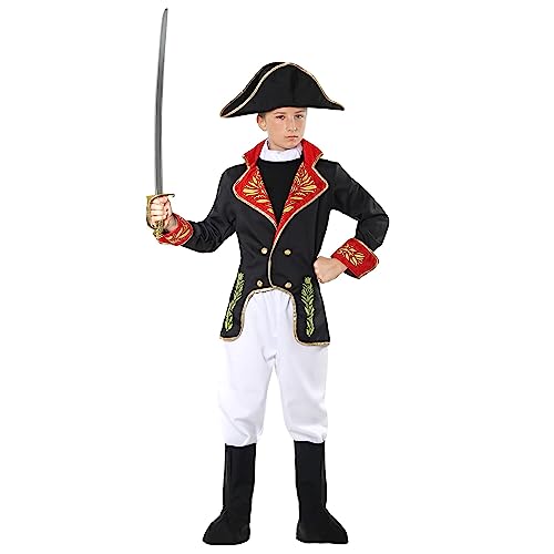 W WIDMANN MILANO Party Fashion - Kinderkostüm Napoleon, Jacke, Hose, Stiefelüberzieher, Hut, Franzose, Motto-Party, Karneval W WIDMANN MILANO Party Fashion - Kinderkostüm Napoleon, Jacke, Hose, Stiefelüberzieher, Hut, Franzose, Motto-Party, Karneval von W WIDMANN MILANO Party Fashion