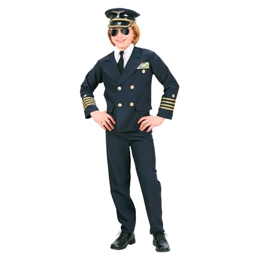 W WIDMANN MILANO Party Fashion - Kinderkostüm Pilot, Uniform, Kapitän, Beruf, Faschingskostüme W WIDMANN MILANO Party Fashion - Kinderkostüm Pilot, Uniform, Kapitän, Beruf, Faschingskostüme von W WIDMANN MILANO Party Fashion
