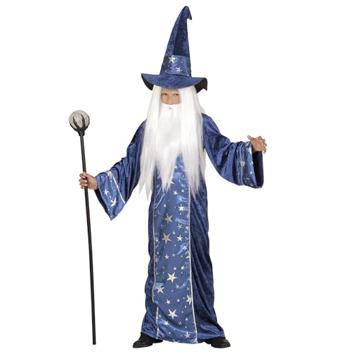 Widmann - Kinderkostüm Zauberer, 158 cm,Silber,158 von W WIDMANN MILANO Party Fashion