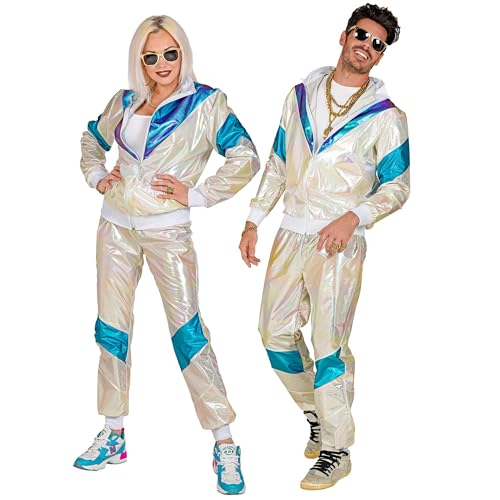 W WIDMANN MILANO Party Fashion - Kostüm Trainingsanzug 80er Jahre, geperlt, Jogginganzug, Retro-Style, Bad Taste Outfit W WIDMANN MILANO Party Fashion - Kostüm Trainingsanzug 80er Jahre, geperlt, Jogginganzug, Retro-Style, Bad Taste Outfit von W WIDMANN MILANO Party Fashion