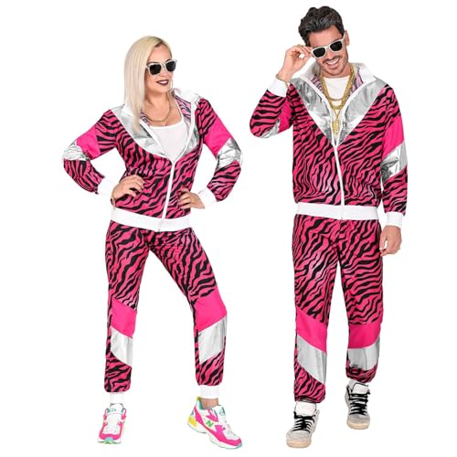 W WIDMANN MILANO Party Fashion - Kostüm Trainingsanzug 80er Jahre Tiger, Jogginganzug, Retro-Style, Bad Taste Outfit W WIDMANN MILANO Party Fashion - Kostüm Trainingsanzug 80er Jahre Tiger, Jogginganzug, Retro-Style, Bad Taste Outfit von W WIDMANN MILANO Party Fashion