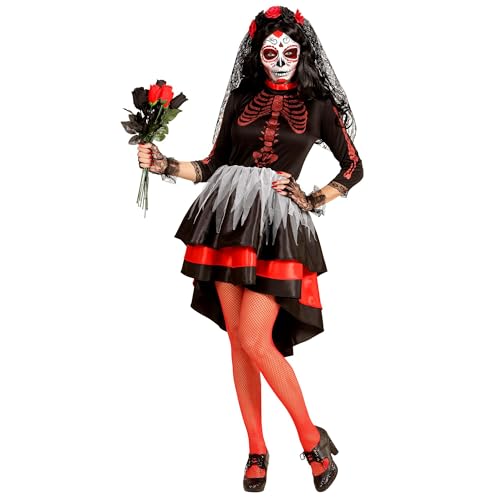 "DIA DE LOS MUERTOS BRIDE" (dress, flower veil) - (L) von WIDMANN MILANO PARTY FASHION