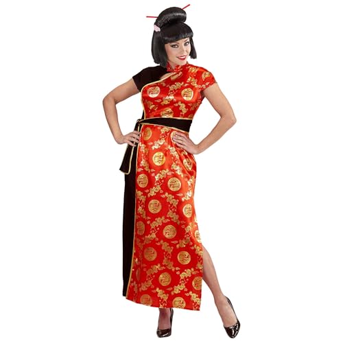 W WIDMANN MILANO Party Fashion - Kostüm Chinesin, Kleid mit Drachen Motiven, Verkleidung Karneval von W WIDMANN MILANO Party Fashion