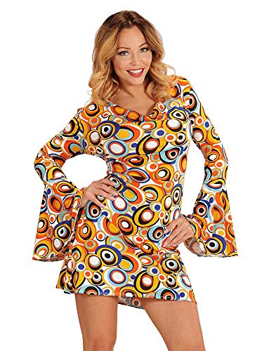 W WIDMANN MILANO Party Fashion - Kostüm 70er Jahre Kleid, Hippie, Reggae, Flower Power, Disco Fever, Faschingskostüme von WIDMANN MILANO PARTY FASHION