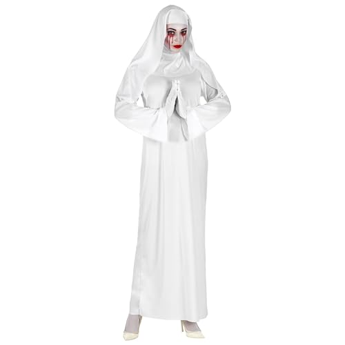 W WIDMANN MILANO Party Fashion - Kostüm Geisternonne, Gespenst, horror Klosterfrau, Halloween, Faschingskostüme, Weiß von W WIDMANN MILANO Party Fashion