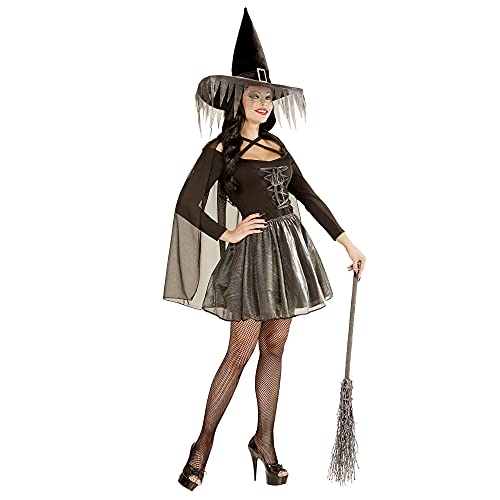 Widmann - Kostüm Hexe, Oberteil, Rock, Umhang und Hut, Halloween, Mottoparty, Karneval von Widmann