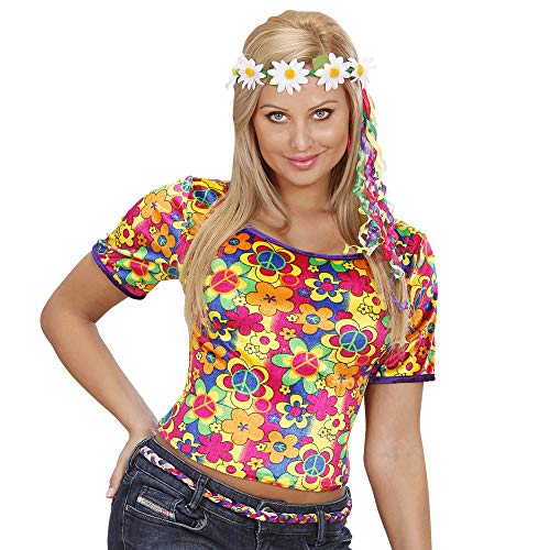 W WIDMANN MILANO Party Fashion - Kostüm Hippie T- Shirt, Flower Power, Mottoparty, Karneval von W WIDMANN MILANO Party Fashion