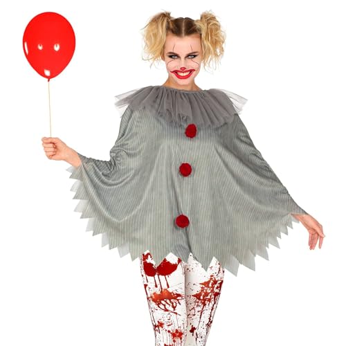 W WIDMANN MILANO Party Fashion - Kostüm Horror Clown, Poncho, Joker, Mottoparty, Halloween von W WIDMANN MILANO Party Fashion