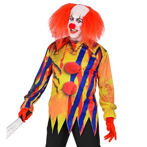 Widmann - Kostüm Killer-Clown, bedrucktes Langarmshirt, Mottoparty, Halloween Widmann - Kostüm Killer-Clown, bedrucktes Langarmshirt, Mottoparty, Halloween von W WIDMANN MILANO Party Fashion