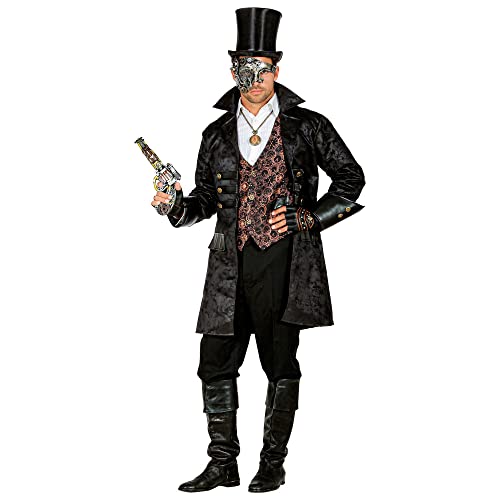 Widmann - Kostüm Mantel in Lederoptik, für mehrere Charaktere, Steampunk, Pirat, Mottoparty, Karneval, Fasching von WIDMANN MILANO PARTY FASHION