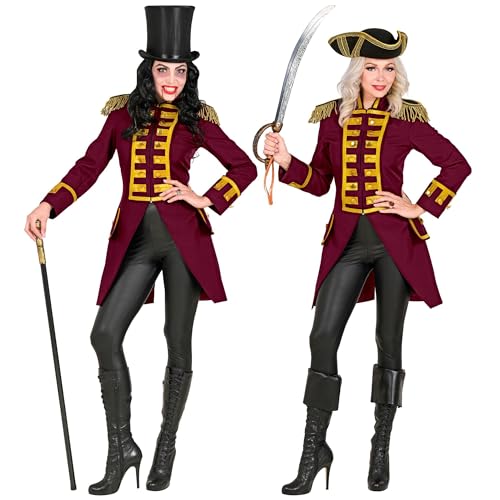 "BURGUNDY PARADE TAILCOAT" for woman - (XXL) von WIDMANN