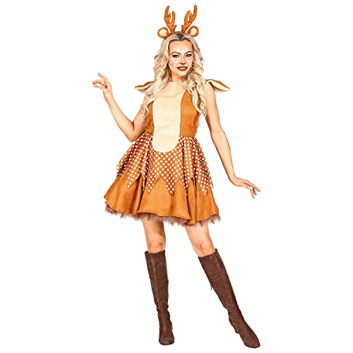 W WIDMANN MILANO Party Fashion - Kostüm Reh, Kleid mit Unterrock, Geweih, Rentier, Tierkostüm, Karneval W WIDMANN MILANO Party Fashion - Kostüm Reh, Kleid mit Unterrock, Geweih, Rentier, Tierkostüm, Karneval von W WIDMANN MILANO Party Fashion
